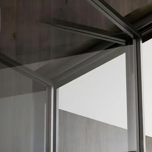 ประตูบานเลื่อนอลูมิเนียมอัลลอยด์กระจกสองชั้นแบบพับได้พร้อมฉากภายในห้องครัว - Product Image 5