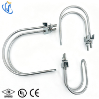 Fixation rapide UTT13 pour barre anti-ondulation sismique pour système d'incendie à gicleurs, pour nouvelles constructions et travaux de rénovation