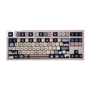 134 कुंजी सॉया प्रोफ़ाइल पांडा कीबोर्ड कीबोर्ड कीबोर्ड के लिए 61/67/84/87 mx यांत्रिक कीबोर्ड