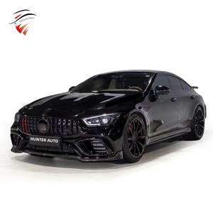 Bras en Fiber de carbone véritable B800 Style Bodykit, diffuseur de lèvre avant, embouts d'échappement, séparateur d'évent pour <span class=keywords><strong>Mercedes</strong></span> Benz AMG GT <span class=keywords><strong>GTS</strong></span> GT63S - Product Image 4
