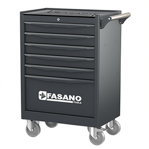 Fasano <b>Tools</b> 6 <b>Drawer</b> Rolling <b>Tool</b> Cabinet With Lock And Handle For Auto Repair - Product Image 2