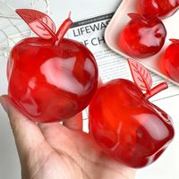 Stressbal met sensorische elementen, TPR, fruitplakjes, kokosolie, squishy speelgoed, vaseline stressbal