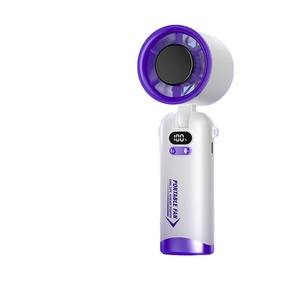 Foldable Portable <b>Mini</b> Handheld 100-Speed Strong Wind Rechargeable Cooling <b>Fan</b> for Home, Office & Travel - Product Image 1