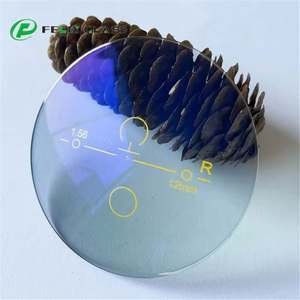 Lentilles optiques progressives photochromiques HMC anti-lumière bleue de haute qualité 1,56, produits semi-finis transparents pour la vente en gros - Product Image 6