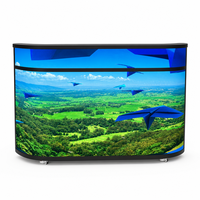 Écran LED flexible incurvé P2.5 personnalisé pour mur vidéo, cabine DJ mobile, signalisation numérique pour club, bar, scène, réception