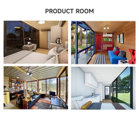 Conteneur en acier préfabriqué personnalisable, mobile et étanche, type Apple Cabin, 20ft 40ft, pour extérieur, maisonnette moderne, villa, bureau, hôtel