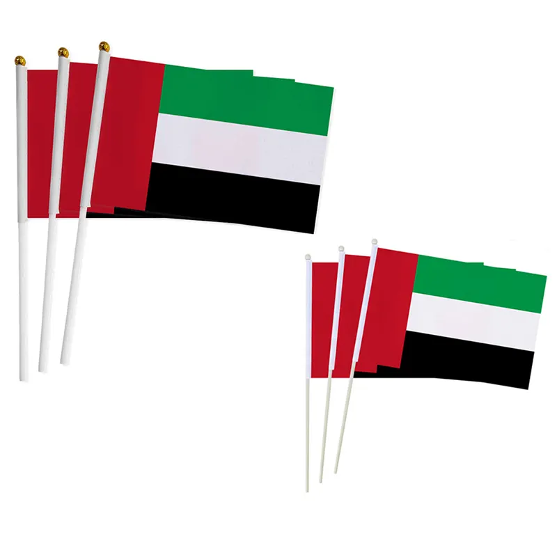 New Trend Product Hand Waving Flag 14*21cm UAE hand waving flag
