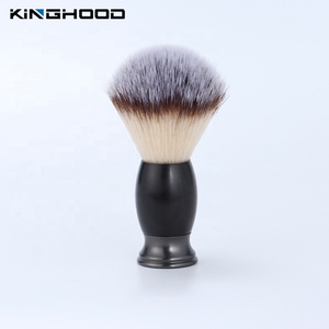Logo personnalisé professionnel barbe brosses cheveux bambou manche en bois <span class=keywords><strong>blaireau</strong></span> pour hommes - Product Image 5