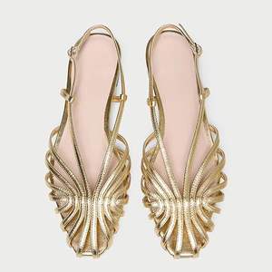 صنادل بسعر الجملة من المصنع بشعار مخصص للفتيات والسيدات بكعب منخفض للنساء - Product Image 3