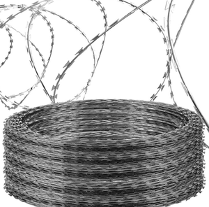 Factory Direct Sale Good Price Galvanized Stainless Steel Concertina Razor Barbed Wire Mesh for Security Fence - Product Image 2