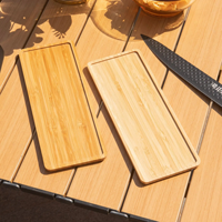 Fabrik Großhandel Rechteckige Bambus lange Serviert ablett Snack Dessert Sushi Serviert eller Käse Charc uterie Board Food Platter