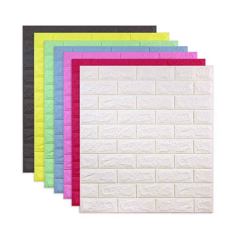 brick bedroom wallpaper sticker suppliers self adhesive home decoration 3d wallpaper wallpaper coating