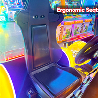 Machine d'arcade simulateur de course automobile en métal à monnayeur, jeu de simulation de course automobile et de moto dynamique pour divertissement intérieur, version espagnole