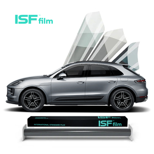 Película de Tinte para Ventanas de Automóvil ISF 20% VLT Anti-Calor Negra con Protección UV PET 1.52*30M, Aislamiento Térmico, Bloqueo Solar, Premium del Fabricante - Product Image 1