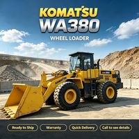 Chargeuse Komatsu WA380-3 d'occasion à moteur mécanique, faible nombre d'heures de fonctionnement, d'origine japonaise, chargeuses Komatsu 380 4x4 à vendre