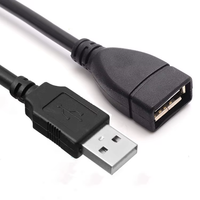 Kabel Adaptor USB3.0 ZHY HL21-C56 5m, Selubung PVC, Konduktor Tembaga Berlapis Timah, AM ke Micro B untuk Transfer Data Printer, Pelindung Jalinan
