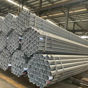 Tubo de acero galvanizado sumergido caliente andamio tubo de acero para construcción de invernaderos