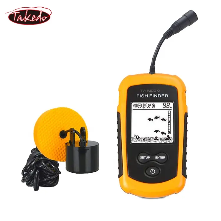TAKEDO — détecteur de poissons filaires FD01, câble Sonar, détecteur de poisson, transducteur pour pêche à la carpe, glace
