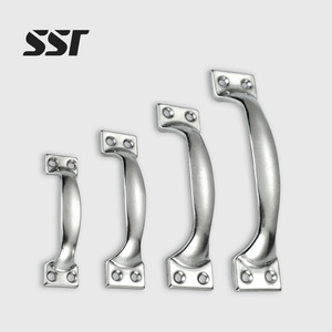 SSR Modern Metal Gate <b>Pull</b> <b>Handles</b> with Easy Installation and 1 Year Warranty for Apartment Shed <b>Doors</b> and Outdoor Wooden Fences - Product Image 1