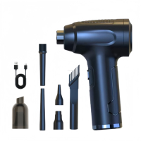 Aspirateur de voiture portable OEM 5000Pa 2-en-1 sans fil avec souffleur d'air et chargement Type-C