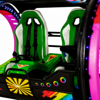 Voiture à bascule à 360 degrés pour adultes, 2 places, prix bas, parc d'attractions, télécommande, rotation à 360 degrés, voiture à bascule à vendre