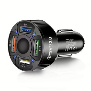 อะแดปเตอร์ชาร์จ QC3.0 4 in 1 รุ่นใหม่ล่าสุด 7A ที่ชาร์จในรถยนต์ 4 พอร์ต USB สำหรับสมาร์ทโฟน - Product Image 2