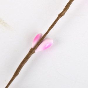 Branche de baies artificielles Shengxin 20 cm rose jaune blanc rouge en fer pour décoration maison et mariage - Product Image 2