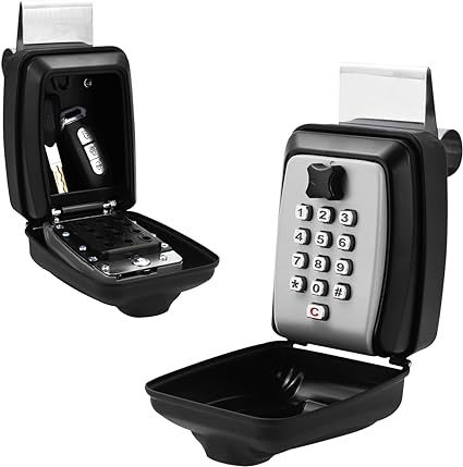 YH1492 Anti-Theft Password Push Button Combination Aluminum Alloy Key Safe Car Window Lock Box