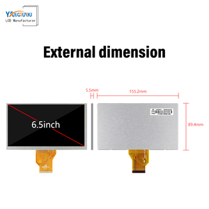 Bảng điều khiển TFT-<span class=keywords><strong>LCD</strong></span> 6.5 inch a-si 800x480 Độ phân giải <span class=keywords><strong>RGB</strong></span> giao diện 50 Chân 400 nits Độ sáng 500:1 tỷ lệ tương phản - Product Image 2