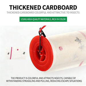 Rollo de Trampa para Moscas Adhesiva con Adhesivo Potente, Papel Colgante de 25x400cm para Control de Insectos en Áreas Grandes - Product Image 5