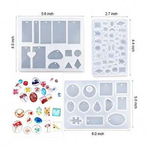 Kit de Resina para Creación de Joyería Artística, Resina Transparente de Curado Rápido, Moldes de Silicona con Luz UV para Manualidades, Llavero MODELO - Product Image 6