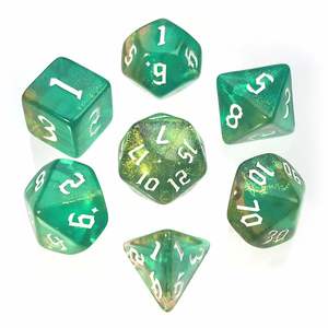 Juego de Dados Poliédricos Iridiscentes con Gradiente para Juegos de Rol de Mesa, Venta al Por Mayor - Product Image 3