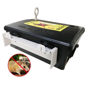 House Rat Poison Bait Box Plastic Rodent Bait Station <b>Mouse</b> Trap Bait Box - Product Image 3