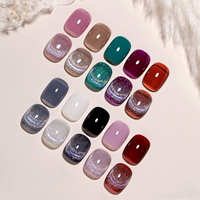Abrltino PRO Nouveau Gel Fonctionnel Transparent Sans HEMA avec 10 Options, Fiche de Données de Sécurité (MSDS), OEM 15ml, Top Coat et Base Coat, Gel de Base Caoutchouc, Vernis à Ongles