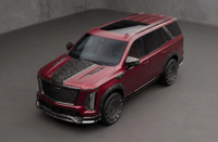 Kit carrosserie MSY Style en fibre de carbone sèche pour Cadillac Escalade-V (2026) : pare-chocs, diffuseur arrière, jupes latérales et capuchons de rétroviseurs