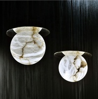 Lustre en albâtre moderne décoratif intérieur de chambre à coucher de salle à manger lumières de fantaisie pour la maison