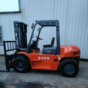 Chariot élévateur diesel Heli 5T d'occasion, capacité de 5 tonnes, origine Chine, à vendre à Dubaï - Product Image 2