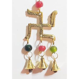 PARIJAT artisanat en laiton décoration murale carillons éoliens Feng Shui cloche à vent décoration suspendue pour la maison jardin bonne chance cadeau de bon augure - Product Image 5