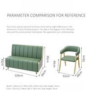 Chaise de salle à manger murale en bois massif sur mesure pour l'ingénierie de projet de restaurant Ensembles de restaurant personnalisés pour toute la maison