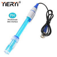 Sonde de pH avec Interface BNC 0-14, Testeur de pH pour Laboratoire, Accessoires Hydroponiques Composites, Capteur Électrode