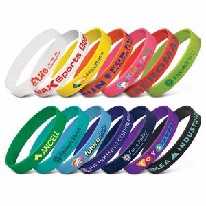 Bracelets personnalisés en PVC, caoutchouc ou silicone pour événements, bracelets promotionnels avec logo personnalisé - Product Image 1