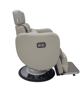 Fauteuil de barbier électrique inclinable, fauteuil de salon de coiffure multifonctionnel pour soins capillaires, rasage, <span class=keywords><strong>soin</strong></span> du cuir chevelu et coiffure - Product Image 4