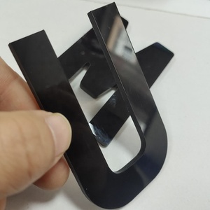 Letras y Números Adhesivos Personalizados 4D de Plástico ABS Acrílico para Matrícula de Coche del Reino Unido, Letras y Números 4D y Película Reflectante - Product Image 2