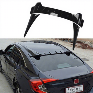 โรงงานออกแบบและผลิตสปอยเลอร์หลังคาทรง <span class=keywords><strong>Typer</strong></span> สำหรับ <span class=keywords><strong>Honda</strong></span> <span class=keywords><strong>Civic</strong></span> รุ่นที่ 10 FK8 ปี 2016-2020 ทำจากพลาสติก ABS ติดตั้งด้วยเทป 3M - Product Image 1