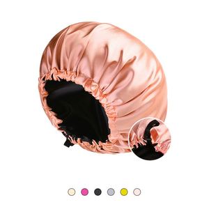 Gorro de Secado de Cabello de Satén con Logotipo Personalizado al por Mayor 2025 para el Cuidado de la Belleza Durante el Sueño - Product Image 1