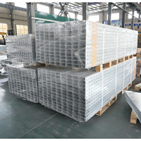 Plateau à câbles perforé HDG robuste certifié IEC Hdmann, anti-corrosion, pour usine de dessalement par osmose inverse