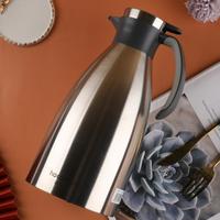 Jarra Térmica Comercial de 2.0L, Acero Inoxidable 304, Aislamiento al Vacío, Garantía de 5 Años, Dimensiones 138x325mm, para Restaurantes y Hoteles