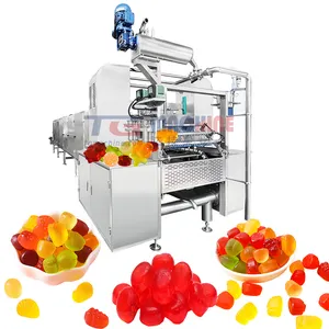 Improved batch consistency automatic gummy soft candy machine
