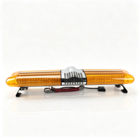 Barre lumineuse d'avertissement LED ambre haute puissance BIAOCHI avec sirène, haut-parleur, lampe stroboscopique 12V pour voitures, camions, signalisation d'urgence, alarme