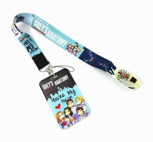 2025 Nurse Credential Holder Cartoon Soft <b>Polyester</b> Neck Strap <b>Lanyards</b> ID Badge Card Keychain with Factory Price - Product Image 3